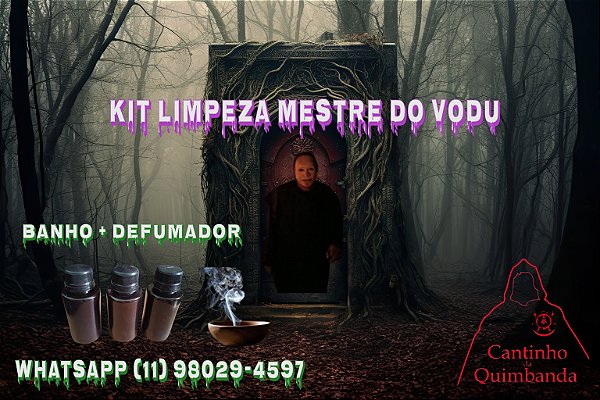 KIT DE LIMPEZA MESTRE DO VODU