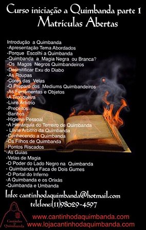 CURSO INICIAÇÃO A QUIMBANDA PARTE 01