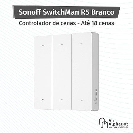 Sonoff SwitchMan R5 - Branco - Controlador de Cenas