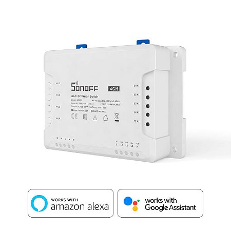 Sonoff 4CH R3 Compatível com Alexa e Google Assistant