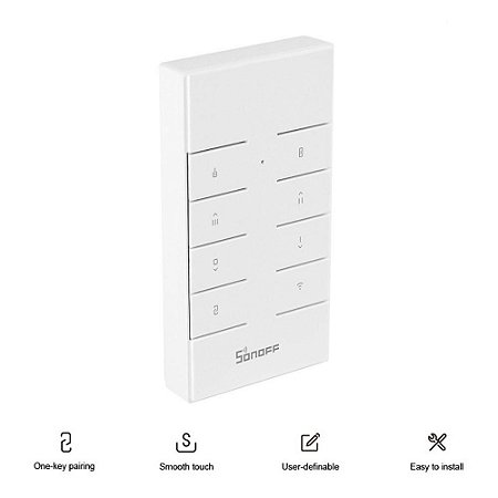 Sonoff RM433 Controle Remoto 8 Teclas RF 433MHz