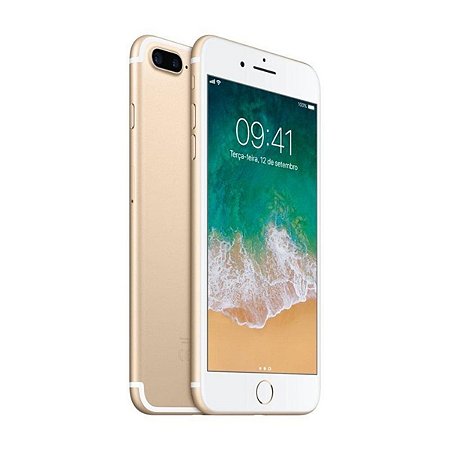 iPhone 7 Plus - 128GB - Dourado - Vitrine - Jr Store - Eletrônicos e Gamer
