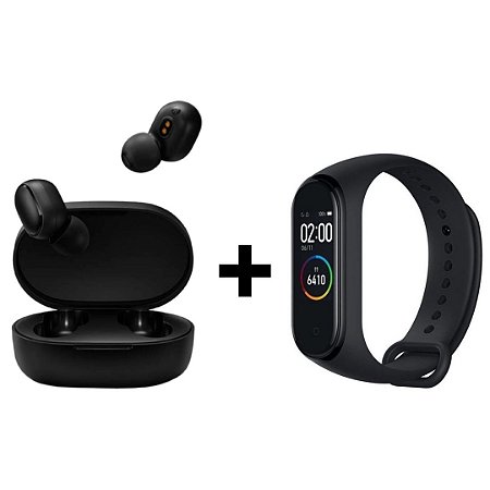 fone de ouvido e relogio xiaomi