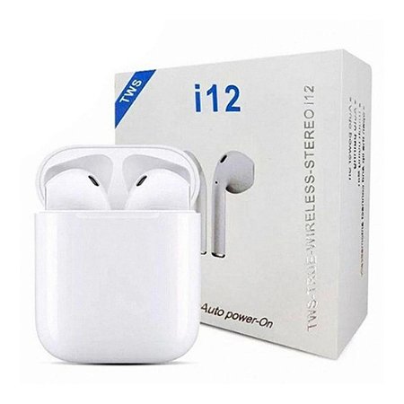 fone earphone bluetooth 5.0 i12 tws