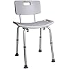 Banco Cadeira para Banho com Encosto e Regulagem de Altura 130 KG Hidrolight