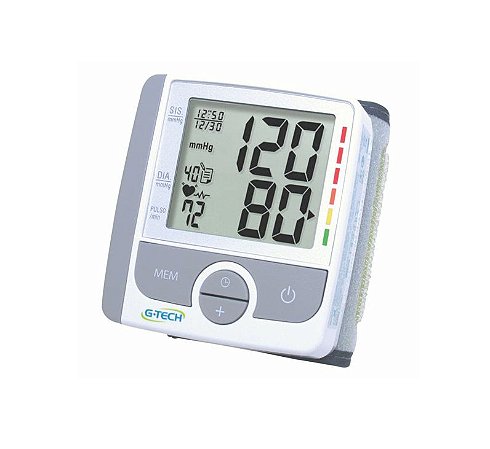 Aparelho de Pressão Digital de Pulso GP300 G-Tech