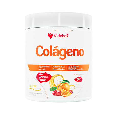 Colágeno Verisol com Vitaminas e Minerais - Sabor Laranja com Acerola 150g - VIDEIRA7