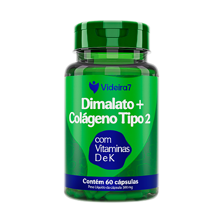 Dimalato + Colágeno Tipo 2 + Vit. D E K 60 Caps