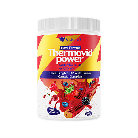 Thermovid Power Termogênico 300g - Sabor Frutas Vermelhas - VIDEIRA7