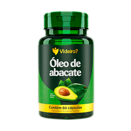 Óleo de Abacate em cápsulas 1000mg - 60 Cápsulas - VIDEIRA7