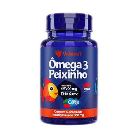 Ômega 3 Peixinho Sabor Cereja 800g - VIDEIRA7