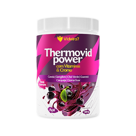 Thermovid Power Termogênico em Pó 300g - Sabor Açaí - VIDEIRA7