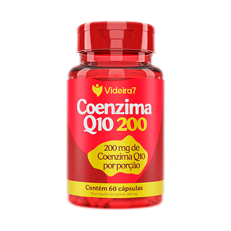 Coenzima Q10 200mg - 60 Cápsulas - VIDEIRA7