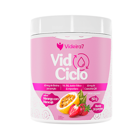 Vidciclo em pó – Sabor Morango com Maracujá 150g – VIDEIRA7