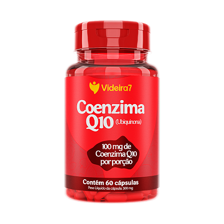 Coenzima Q10 100mg - 60 Caps - VIDEIRA7