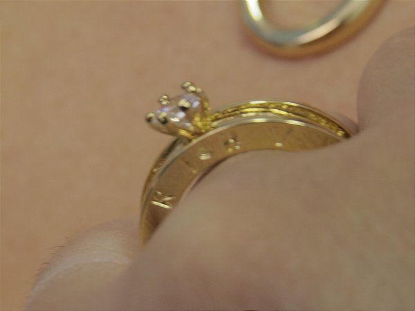 Anel Duplo Inspiração Joalheria