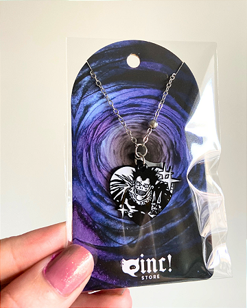 Colar death com bolinhas