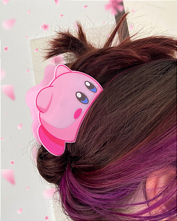 Prendedor de cabelo Kirby