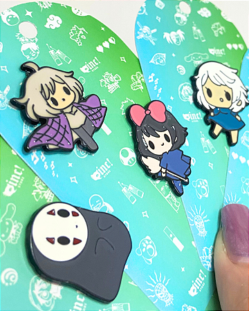 Bottons Castelo Animado Howl Chirriro Metalicos