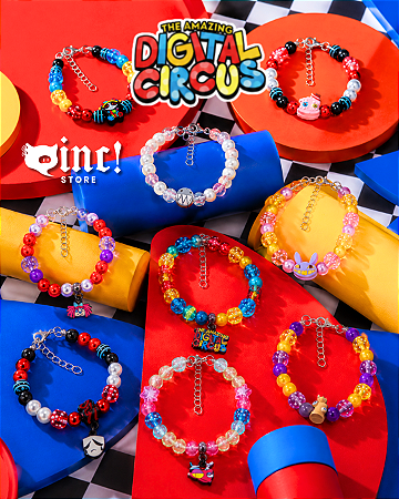🎪✨ Pulseiras Inspired Digital Circus ✨🎪