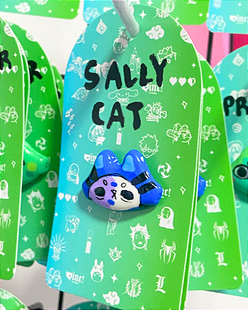 Sally Cat Pin Artesanal