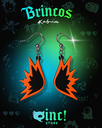 Brincos Kabum 💥🧡