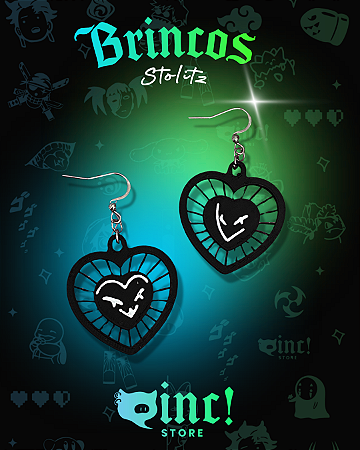 Brincos Stolitz 🖤💚