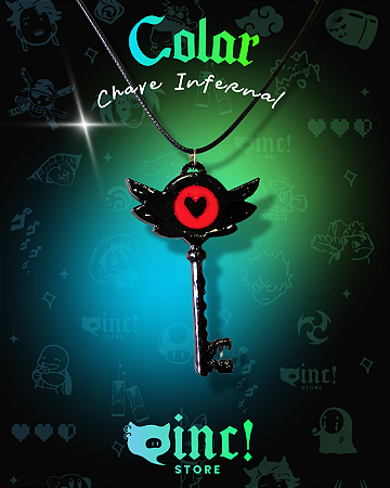 Colar Infernal 🖤🔑