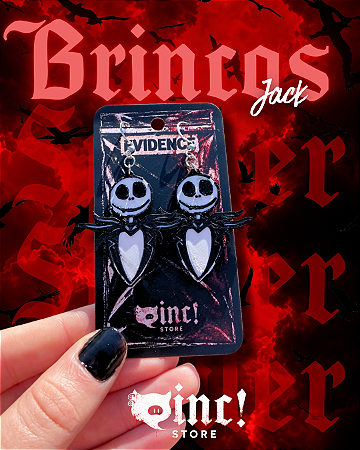 Brincos Jack Senhor da Noite 🦇💀