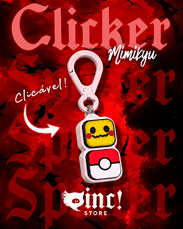 🎀⚡ Clicker Mimikyu — Disfarce Assustador 💛🖤