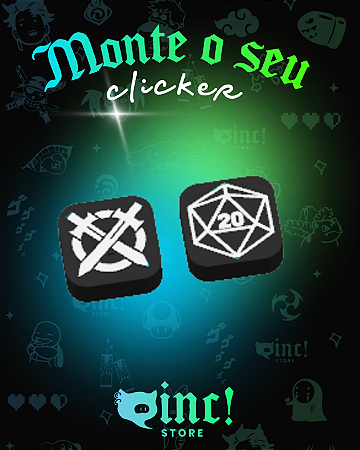 🎲⚔️ Teclas RPG — Aventureiros 🖤