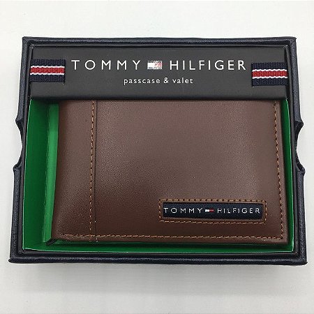 Carteira da Tommy Hilfiger Wallet Marrom em couro