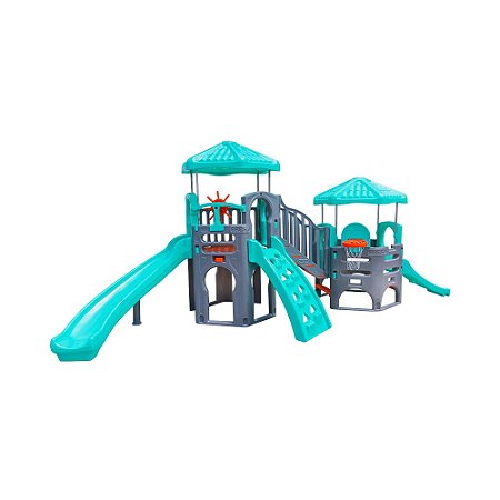Playground Aqua Spring Freso com Escorregador Infantil
