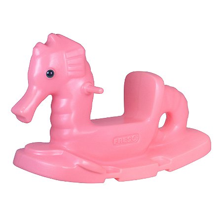 Gangorra Infantil Cavalo Marinho Rosa Baby Dream Freso