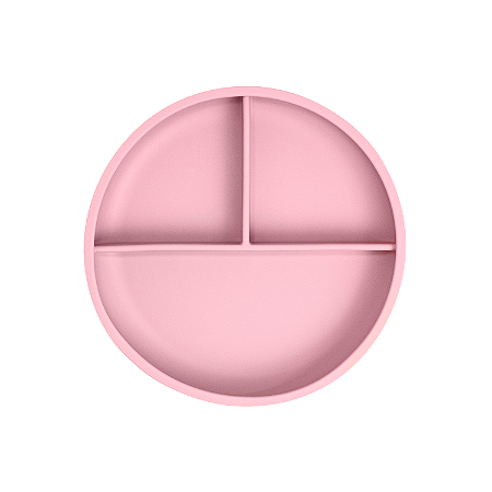 Prato Alimentação Infantil Bebê Freso BLW IA Silicone Livre de BPA com Ventosa e Divisória