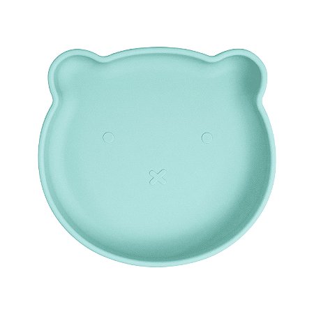 Prato Alimentação Infantil Bebê Freso Silicone BLW Livre BPA com Ventosa Forte Urso