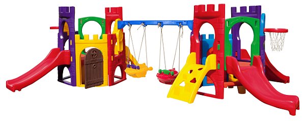 Playground Petit Play Plus com Balanço e Escorregador Infantil Freso