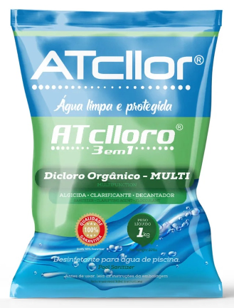 Cloro 1KG Dicloro 3em1 Atcllor Limper