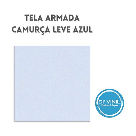 Tela Armada  1,50m  Camurça Leve Azul