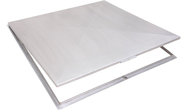 TAMPA CASA DE MAQUINA 90x90 ESPECIAL INOX SEFFER