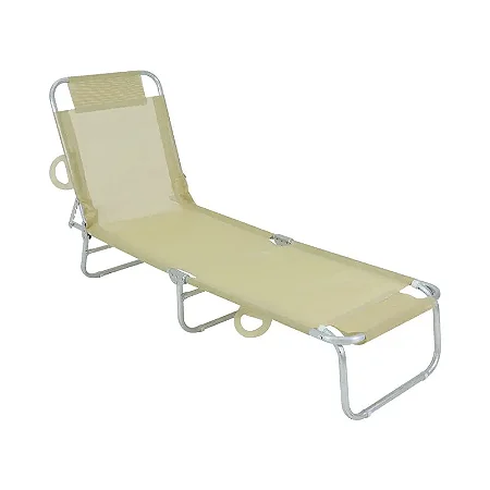 CADEIRA BEL ESPREGUIÇADEIRA NACIONAL BEGE - ATE 100KG