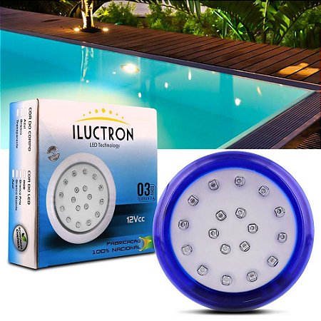 Luz de LED RGB 9W 12V 80MM ILUCTRON