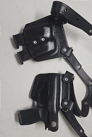 Coldre Axilar em Couro para SIG P365 XL - DEFENDER