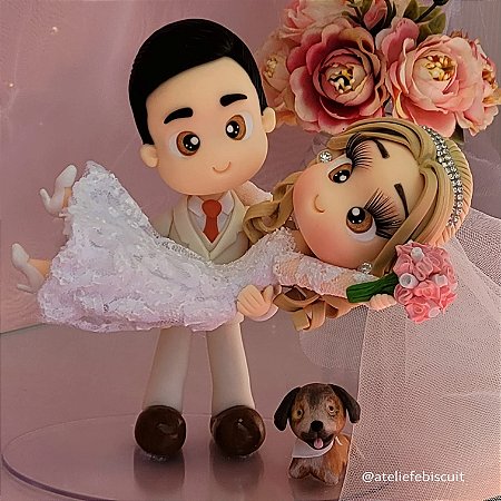 Noivinha no colo do Noivo