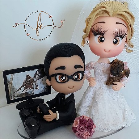 Noivinhos com Vídeo Game