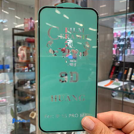 Película Cerâmica Iphone 15 Pró Max