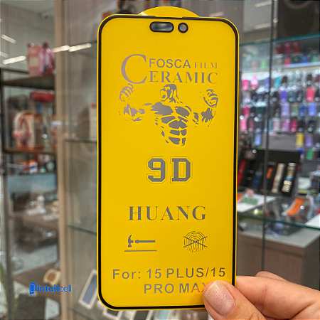 Película Cerâmica Fosca Iphone 15 Pró Max