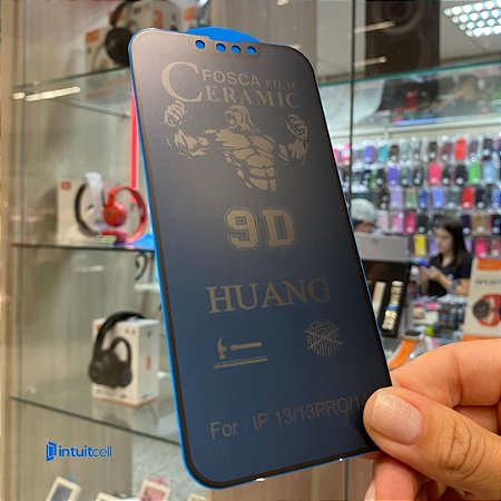 Película Cerâmica Fosca com Privacidade Iphone 13 / Iphone 13 Pro e Iphone 14