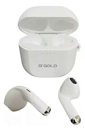 Fone de ouvido Sem fio Bluetooth branco fn-b02