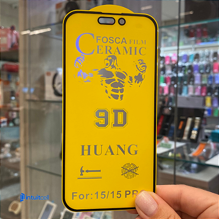Película Cerâmica Fosca Iphone 15 Pró